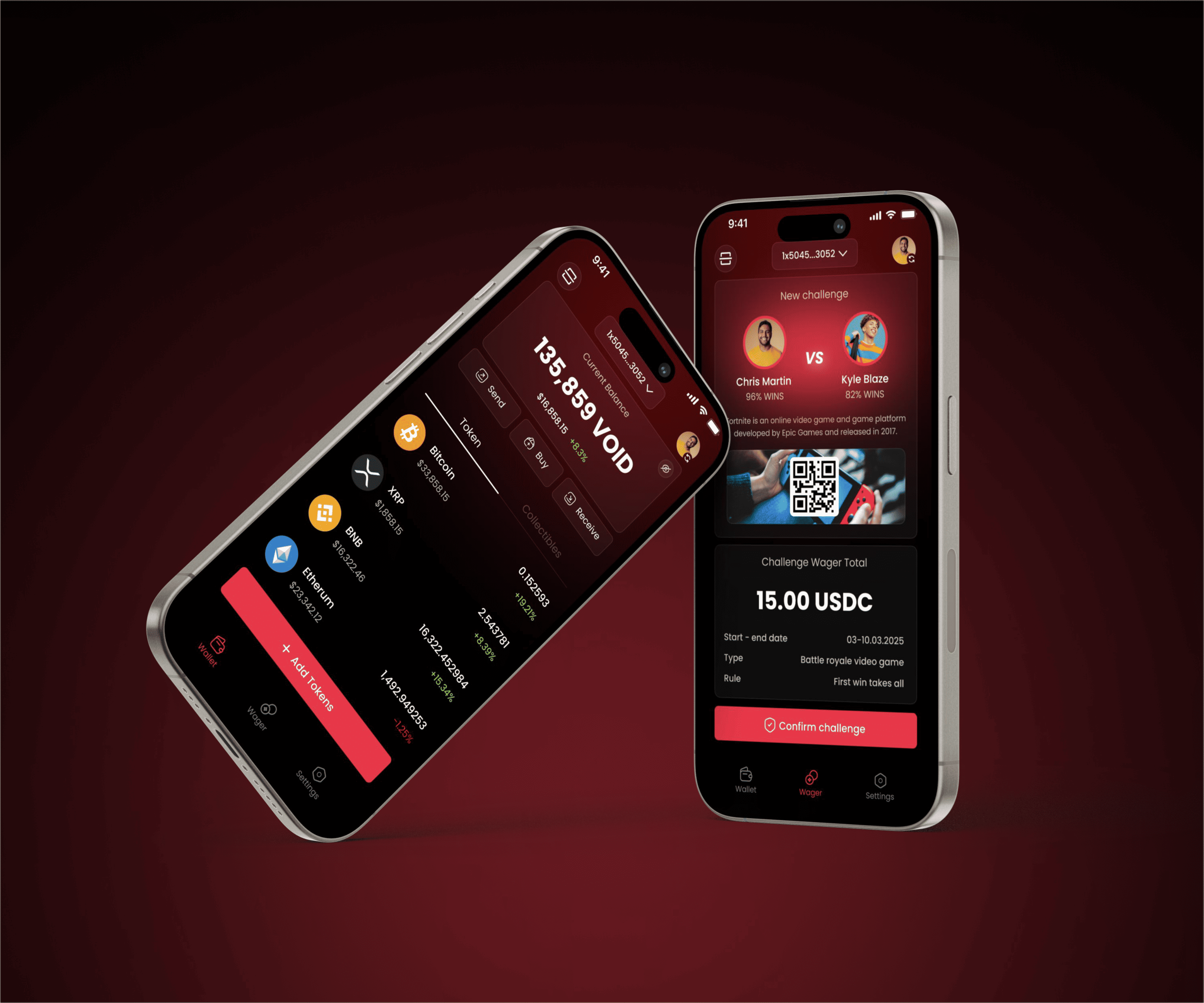 Crypto Wagering App - Mobile app idea