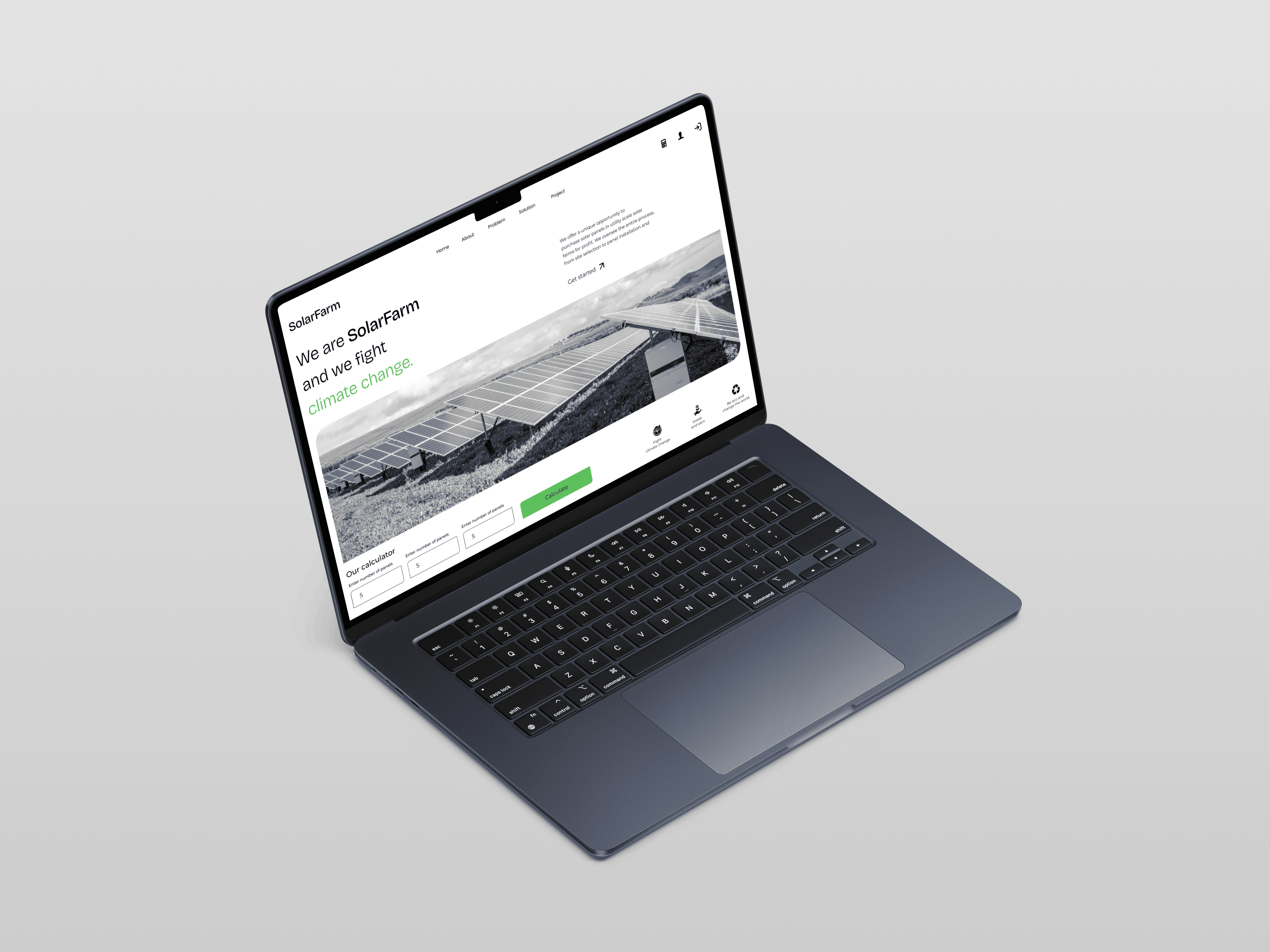 Solar Energy Web App - Web app idea